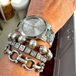 Burberry stainless steel watch …. Sorry no box